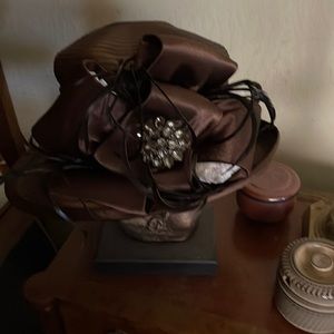 Chocolate brown hat